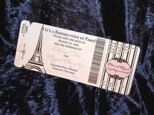 Idées décoration pour un mariage sur le thème de Paris