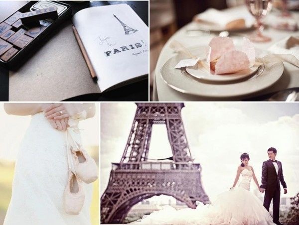 Idées décoration pour un mariage sur le thème de Paris