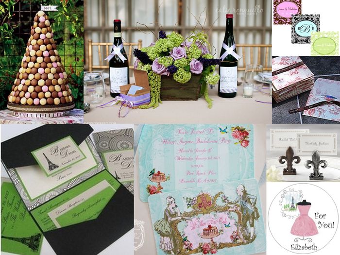Idées décoration pour un mariage sur le thème de Paris