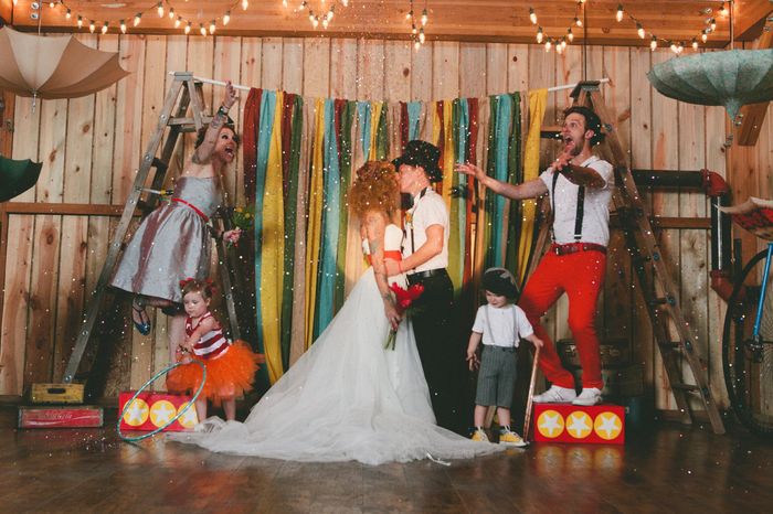 pour un mariage sorti du cirque 