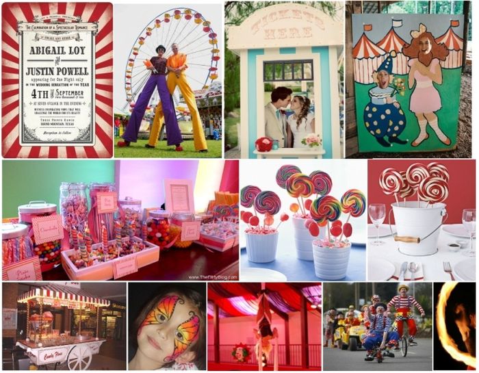 pour un mariage sorti du cirque 
