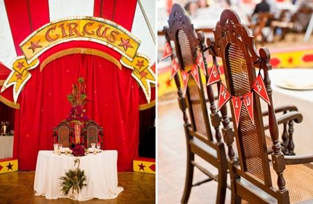 pour un mariage sorti du cirque 