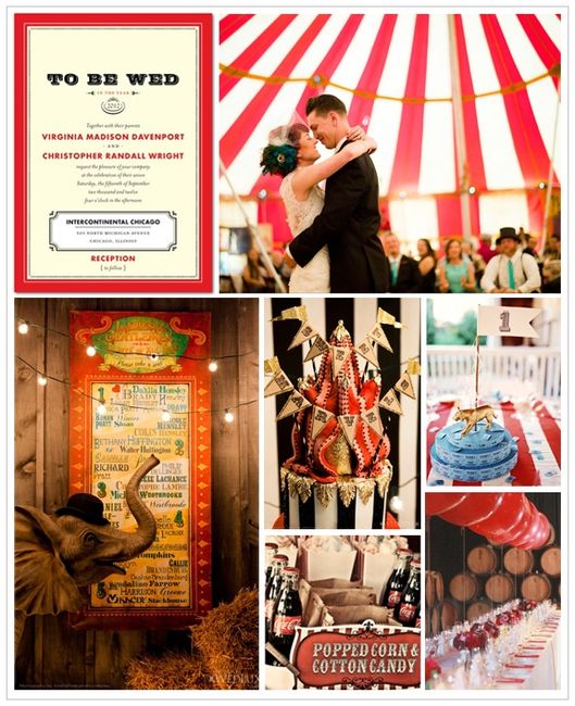 pour un mariage sorti du cirque 