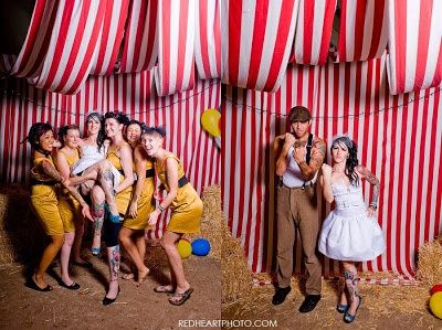 pour un mariage sorti du cirque 
