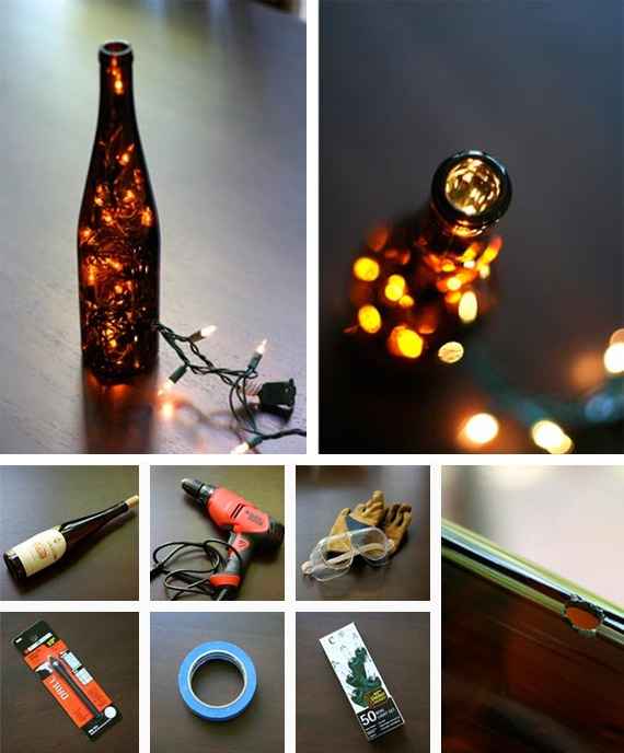 bouteilles de lumière