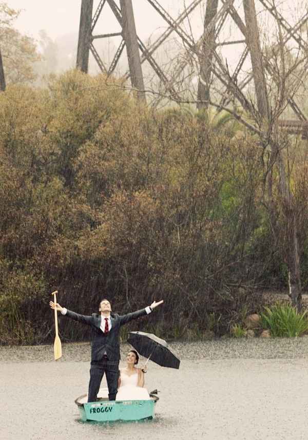 Mariage sous la pluie