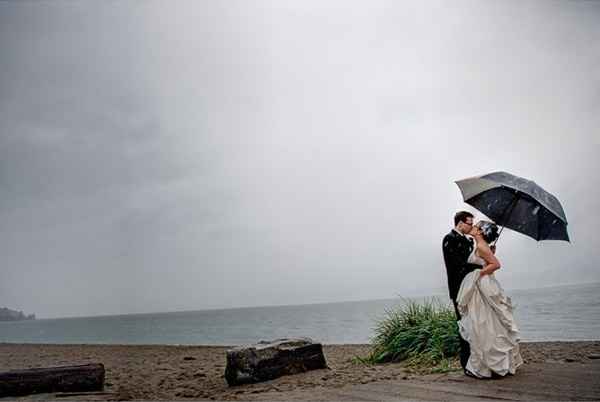 Mariage sous la pluie