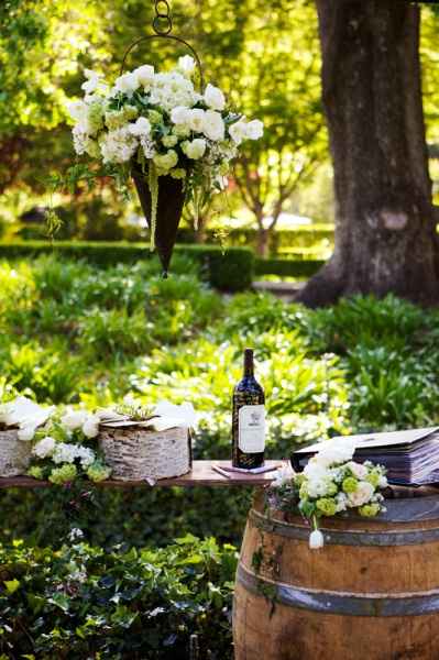 Mariage sur le thème du vin 