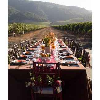 Mariage sur le thème du vin