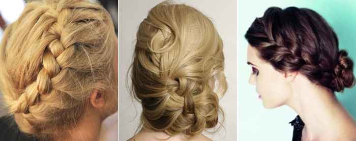 Coiffure avec tresses