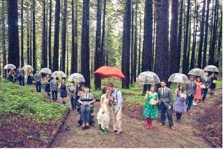 Mariage sous la pluie