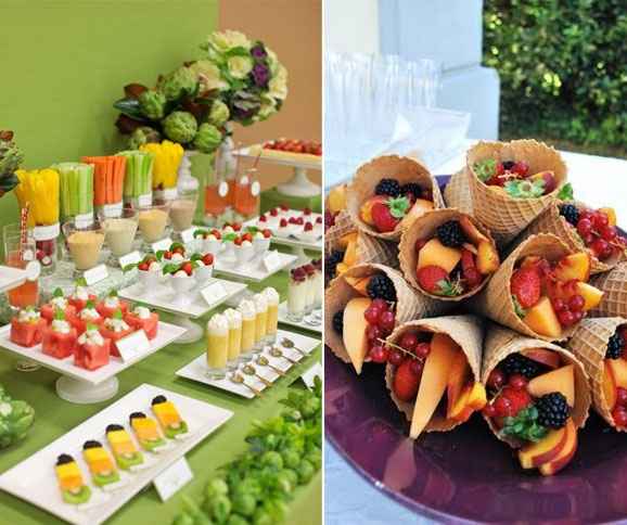 Buffet de fruit différent