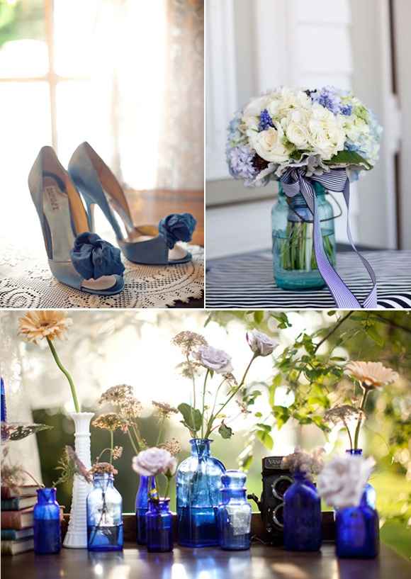 mariage en bleu