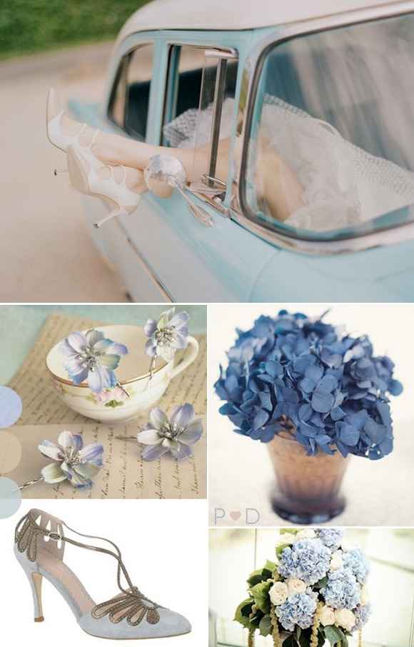 Mariage en bleu
