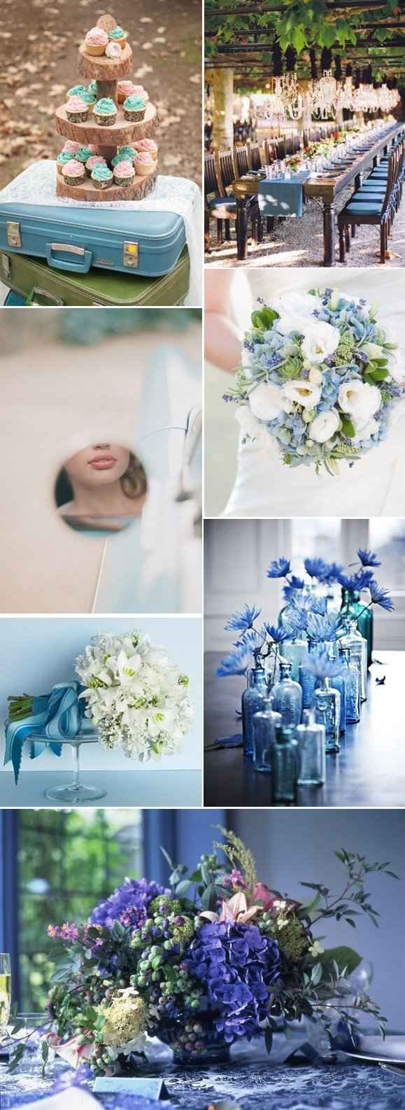 Mariage en bleu 