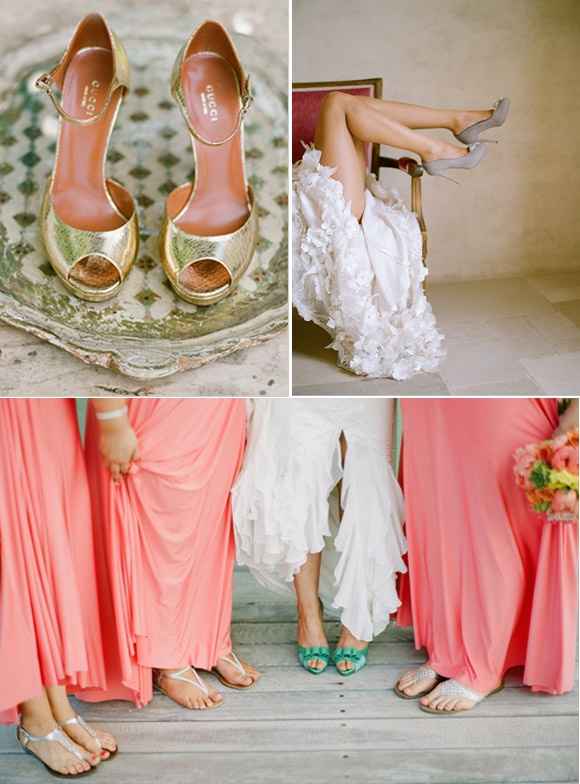 la mariée aux chaussures colorées 