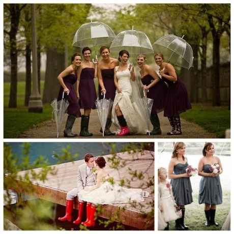 Un mariage sous la pluie, une catastrophe??