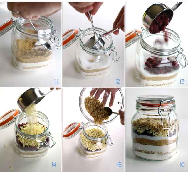 DIY Un cadeau original et gourmand pour vos invités: Biscuits aux myrtilles et chocolat blanc.