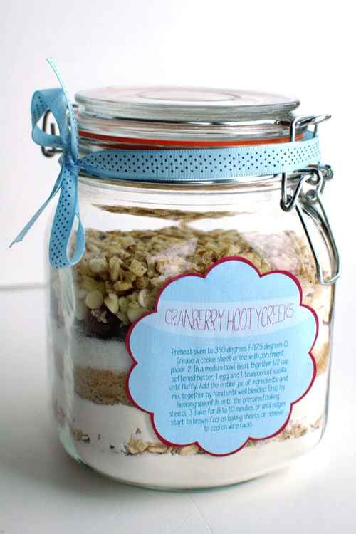 DIY Un cadeau original et gourmand pour vos invités: Biscuits aux myrtilles et chocolat blanc.