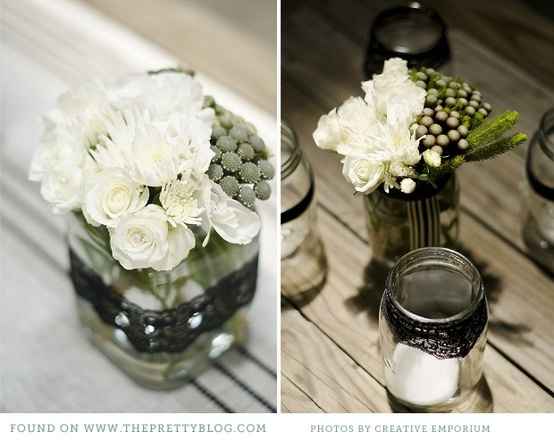mariage noir et blanc