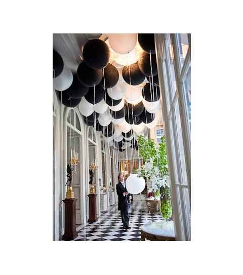 mariage noir et blanc