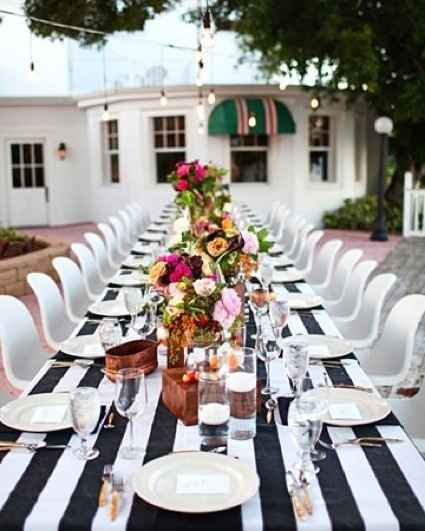 mariage noir et blanc