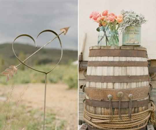 Décorations avec tonneaux de vin