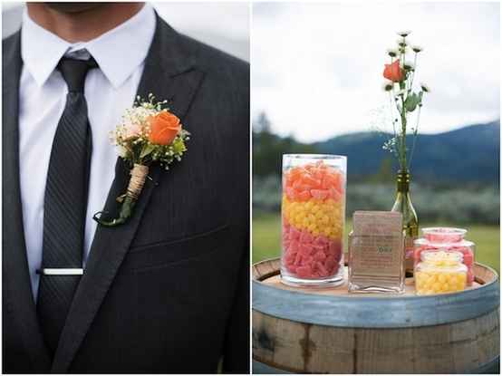 Décorations avec tonneaux de vin