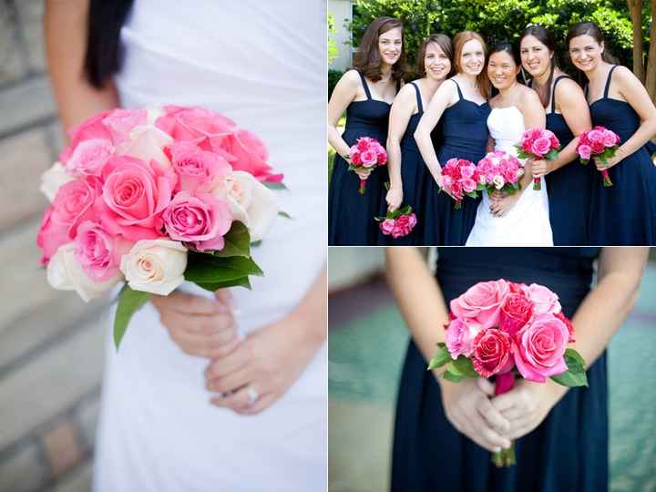 Le club du mariage framboise et bleu