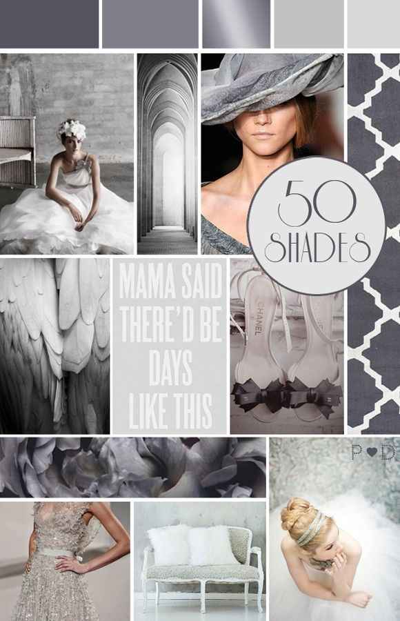 le club du mariage gris et blanc