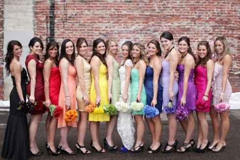 Le club du mariage multicolore