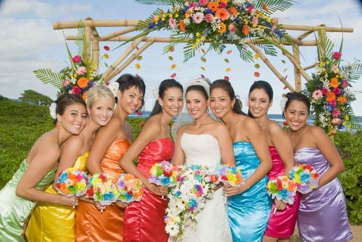 Le club du mariage multicolore