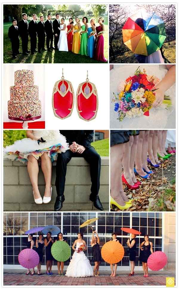 Le club du mariage multicolore