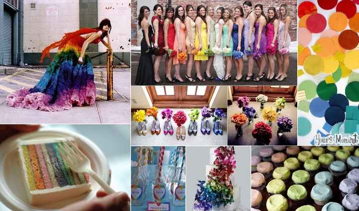 Le club du mariage multicolore