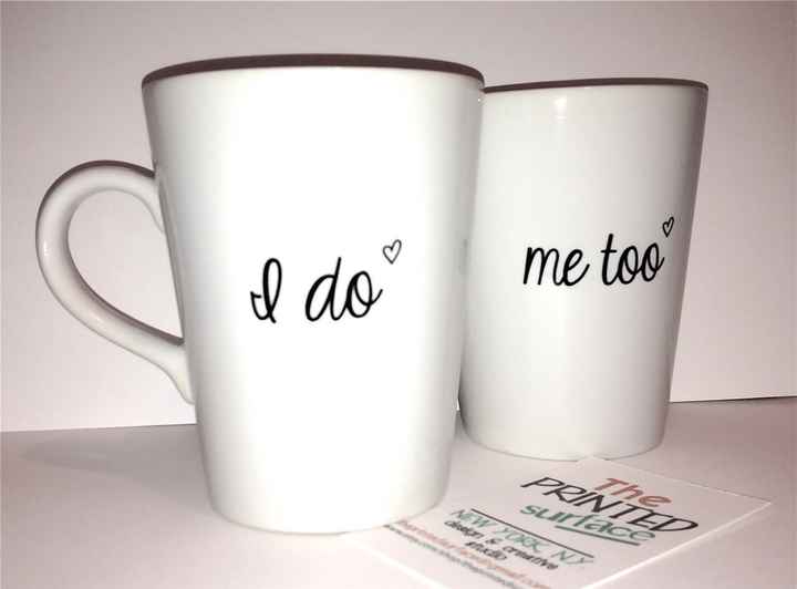 Des mugs de mariés !