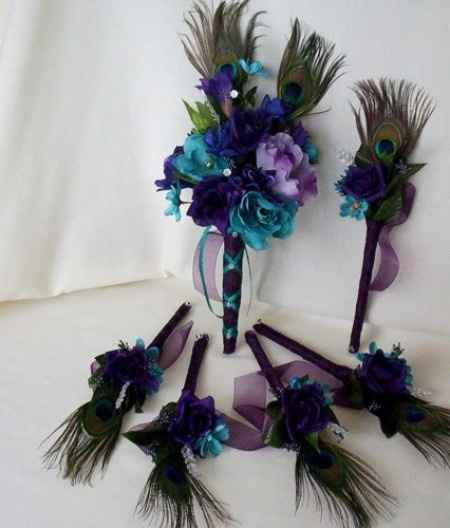 idee-decoration-mariage-vert-et-violet - Blog Tendance Boutik
