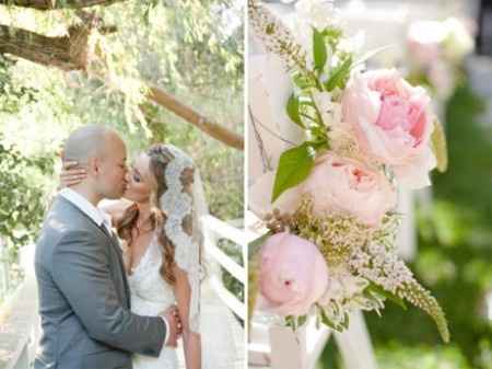 Le club du mariage Vert et rose