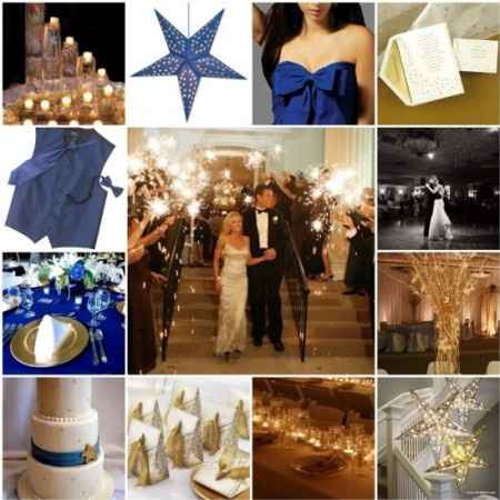 Le club du mariage Bleu et Or