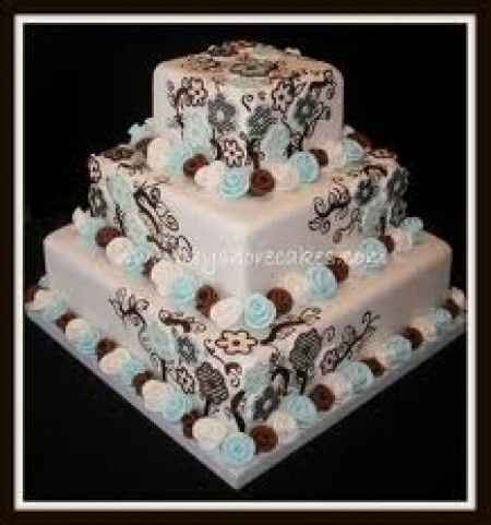 Le club du mariage marron et bleu 