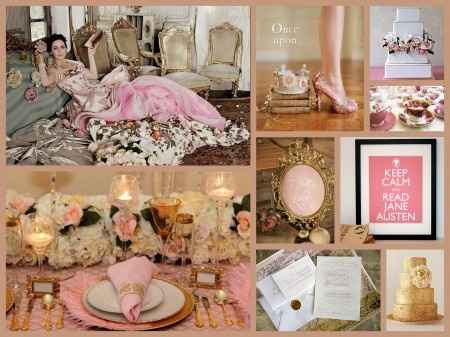 Le club du mariage rose et or