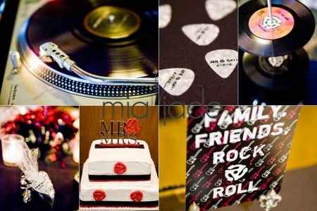 Theme rock'n'roll pour mariage