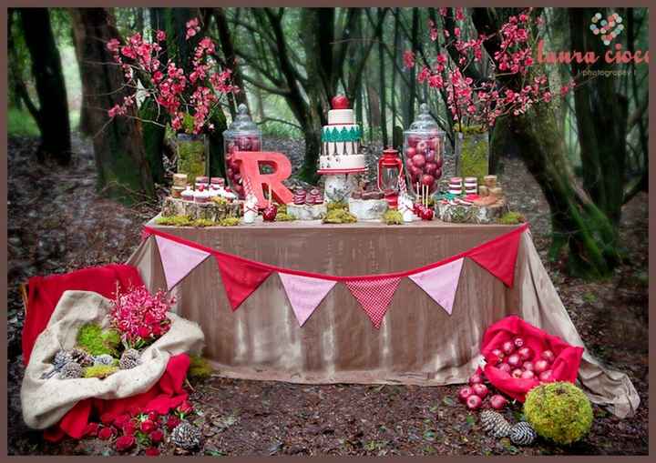 mariage theme chaperon rouge 