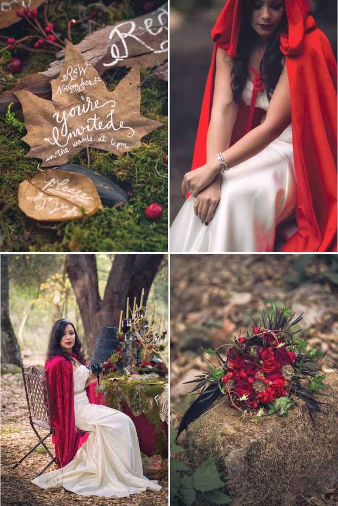 mariage theme chaperon rouge 