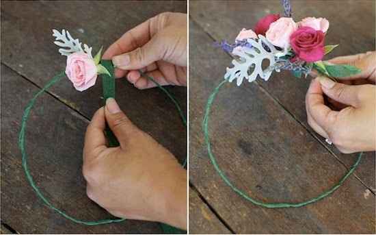  8 DIY pour des couronnes de fleurs