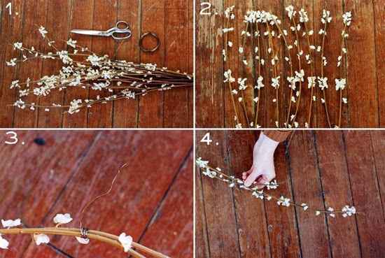  8 DIY pour des couronnes de fleurs