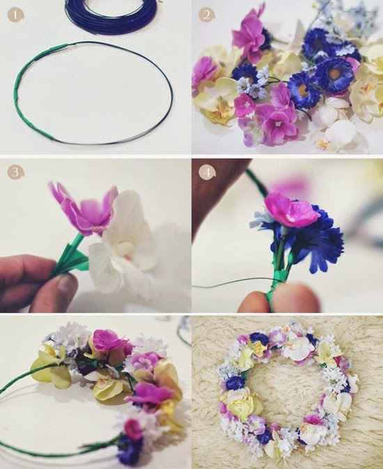  8 DIY pour des couronnes de fleurs