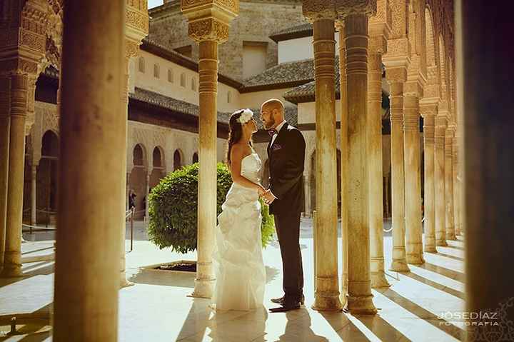 Photos de mariés en Andalousie