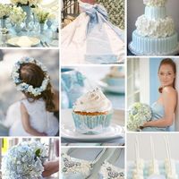 Le club du mariage bleu et gris