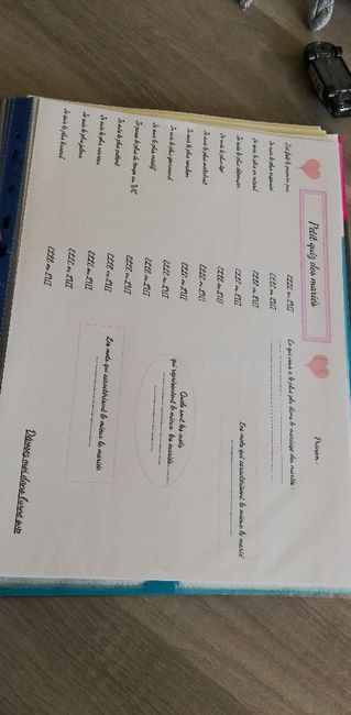 Avancée de mes préparatifs 😊 - 2