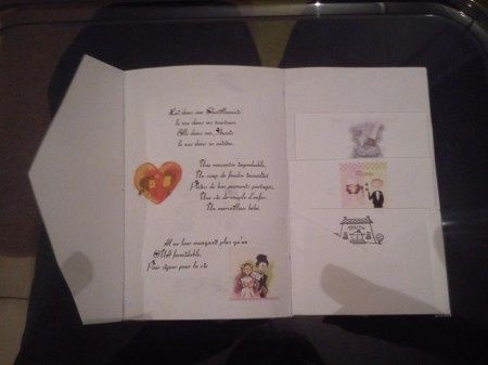 Mon faire part mariage civil 